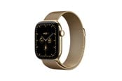 Smartwatch & Sportsur - Apple Watch Series 12 GPS + Cellular 42mm Radiant Gold Titanium Case with Radiant Gold Milanese Loop - MJGL4QN/A