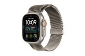 Smartwatch & Sportsur - Apple Watch Ultra 4 GPS + Cellular 49mm Natural Titanium Case with Natural Titanium Milanese Loop - S - MJA84DH/A
