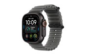 Smartwatch & Sportsur - Apple Watch Ultra 4 GPS + Cellular 49mm Black Titanium Case with Translucent Black Ocean Band - MJAY4DH/A