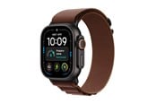 Smartwatch & Sportsur - Apple Watch Ultra 4 GPS + Cellular 49mm Black Titanium Case with Burgundy Alpine Loop - L - MJC24DH/A
