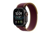 Smartwatch & Sportsur - Apple Watch Ultra 4 GPS + Cellular 49mm Black Titanium Case with Burgundy Trail Loop - M/L - MJC44DH/A