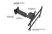Vægbeslag, AV-Beslag & AV-Møbler - Multibrackets M Pro Series mounting component - 30 cm - black - Maks - Maks størrelse - 7340234815784