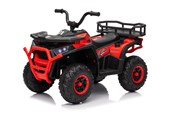 Løbecykler, Gåbiler & Scootere - Azeno 24V Hunter II med 4x24V motorer, gummihjul og lædersæde - 6951427