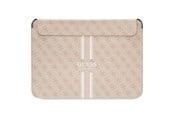 Systemtilbehør (kølepasta mv.) - GUESS 4G Printed Stripes cover for a 14" laptop - pink - 3666339120559