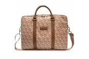 Tasker - GUESS GCube Stripes bag for a 16" laptop - brown - 3666339112998