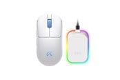 Mus - MCHOSE A7 V3 Ultra+ Lightweight Wireless Sky White - Gaming Mus - Optisk - 6 knapper - Hvid - HW-A7V3-22