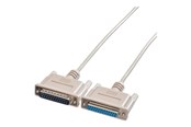 Parallel / Seriel kabel - Roline - serial cable - DB-25 to DB-25 - 1.8 m - 11.01.3618
