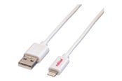 USB kabel - Roline Lightning cable - Lightning / USB - 1.8 m - 11.02.8322