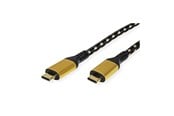 USB kabel - Roline Gold - USB-C cable - USB-C to USB-C - 1 m - 11.02.9038