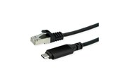 Netværkskabel - Roline network cable - 3 m - black - Sort - 12.02.1168