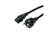 Strømkabel (intern) - Roline - power cable - power CEE 7/7 to power IEC 60320 C13 - 3 m - 19.08.1029