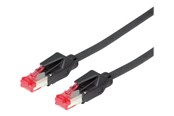 Netværkskabel - Roline Dätwyler patch cable - 1 m - black - Sort - 1m - 21.05.0015