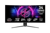 Skærm - 34" MSI MPG 346CQRFDE X24 - LED monitor - curved - 34" - HDR - 9S6-3DD94M-002