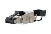Netværkskabel - METZ CONNECT pro - network connector - black - Sort - 130E405032-E