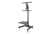 Skærmholder - Roline VALUE cart - for flat panel - black - 17.99.1164