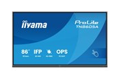 Infoskærme & Digital Skiltning - iiyama ProLite TN8605A-B1AG 86" Class (85.6" viewable) LED-backlit LCD display - 4K - for digital signage / interactive communication - TN8605A-B1AG
