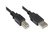 USB kabel - Alcasa electronik Good Connections - USB cable - USB to USB Type B - 5 m - 2510-EU05