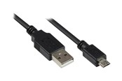 USB kabel - Alcasa electronik Good Connections - USB cable - USB to Micro-USB Type B - 3 m - 2510-MB03