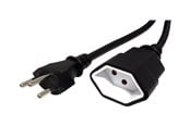 Strømkabel (ekstern) - Roline VALUE - power extension cable - Type 12 to Type 13 - 5 m - 19.99.1181