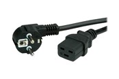 Strømkabel (intern) - Roline BACHMANN - power cable - power CEE 7/7 to IEC 60320 C19 - 3 m - 19.99.1553