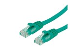 Netværkskabel - Roline VALUE patch cable - 20 m - green RAL 6016 - Grøn - 21.99.1449
