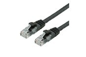 Netværkskabel - Roline VALUE patch cable - 20 m - black RAL 9011 - Sort - 21.99.1469