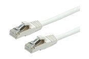 Netværkskabel - Roline VALUE patch cable - 10 m - white - Hvid - 21.99.1286