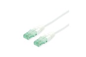 Netværkskabel - Roline Recycled Material patch cable - 20 m - white - Hvid - 21.45.3169