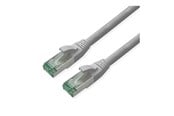 Netværkskabel - Roline Recycled Material patch cable - 10 m - grey RAL 7035 - Grå - 21.45.3207