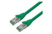 Netværkskabel - Roline Recycled Material patch cable - 15 m - green pantone 3278C - Grøn - 15m - 21.45.3238