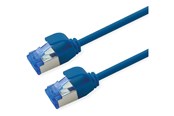 Netværkskabel - Roline patch cable - 10 m - blue pantone 647C - Blå - 21.15.4347
