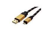 USB kabel - Roline - USB cable - Micro-USB Type B to USB - 1.8 m - 11.02.8826
