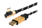 USB kabel - Roline Gold - USB-C cable - USB to USB-C - 80 cm - 11.02.9060