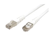 Netværkskabel - Roline patch cable - 10 m - white - Hvid - 10m - 21.15.1386