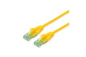 Netværkskabel - Roline Recycled Material patch cable - 10 m - yellow - Gul - 21.45.3127