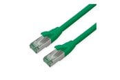 Netværkskabel - Roline Recycled Material patch cable - 10 m - green pantone 3278C - Grøn - 21.45.3237
