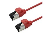 Netværkskabel - Roline patch cable - 50 cm - red pantone 199C - Rød - 21.15.3410