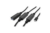 USB kabel - Roline - USB-C extension cable - USB-C to USB Type A - 20 m - 12.04.1068