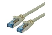 Netværkskabel - Roline patch cable - 10 m - grey - Grå - 21.15.2807
