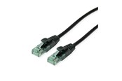 Netværkskabel - Roline Recycled Material patch cable - 15 m - black - Sort - 21.45.3158