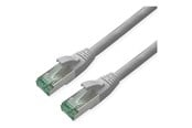 Netværkskabel - Roline Recycled Material patch cable - 15 m - grey RAL 7035 - Grå - 15m - 21.45.3208