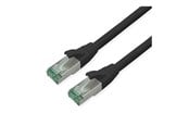 Netværkskabel - Roline Recycled Material patch cable - 20 m - black pantone 3C - Sort - 21.45.3259