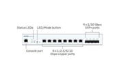Switch - SOPHOS CS1010-8FP - switch - 8 ports - Managed - rack-mountable - LS108P00ZZPCEU
