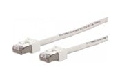 Netværkskabel - METZ CONNECT Ultraflex500 - patch cable - 5 m - white - Hvid - 5m - 13084V5088-E