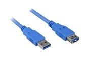 USB kabel - Sharkoon - USB extension cable - USB Type A to USB Type A - 3 m - 4044951010899