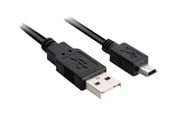 USB kabel - Sharkoon - USB cable - USB to mini-USB Type B - 50 cm - 4044951015559