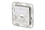 Netværkstilbehør - METZ Connect flush mount outlet - trunking installation unequipped - 130B20D11102KE
