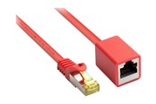Netværkskabel - Alcasa electronik Good Connections RNS patch extension cable - 1 m - red - Rød - 8070VR-010R