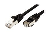 Netværkskabel - Roline VALUE patch cable - 10 m - black - Sort - 21.99.1285
