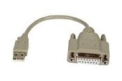 Kabler - diverse - EFB NORDIC EFB-Elektronik - joystick adapter - USB to 15 pin D-Sub (DB-15) - 20 cm - K5306.020V2
